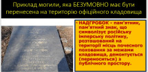 Прах і надгробні знаки колаборантам-зрадникам УНР, «борцям за власть совєтов» пора перемістити на цвинтарі