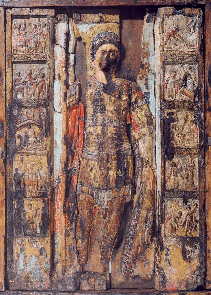 Візантійська ікона Георгій з житієм 11-12 ст