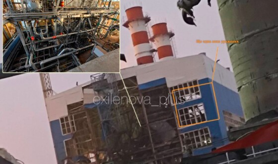 З’явилися кадри наслідків удару по новому енергоблоку Воронезької ТЕЦ-1 після нічної атаки