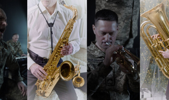 Чорне і біле: Оркестр Військової Академії (м. Одеса) випустив новорічний кліп про реальність війни та мрію про мир