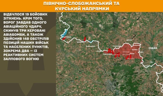 Оперативна інформація Генштабу ЗСУ станом на 08:00 23.11.2025 щодо російського вторгнення