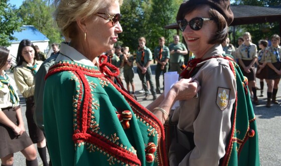 Чиказька пластунка нагороджена Орденом Вічного Вогню в золоті