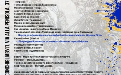 Анонс: в італійському Сестрі-Леванте пройде вистава про великого гетьмана Івана Мазепу