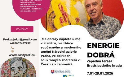 Виставка «Energie dobra / Енергія добра» українського художника Ростислава Прокопюка успішно завершилася в Братиславському замку