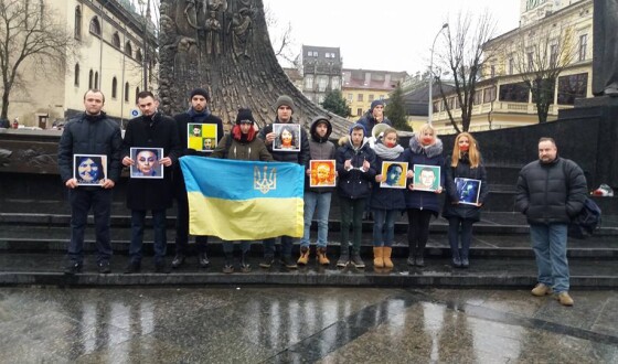 Міжнародна Амністія провела флешмоб у Львові