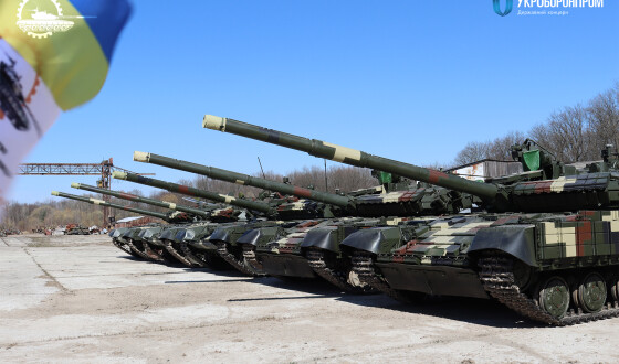 Від нового року ЗСУ отримали батальйонний комплект танків