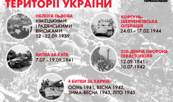 До 70-ї річниці завершення Другої світової війни УІНП підготував матеріали, що спростовують радянські уявлення про неї