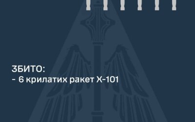 Уранці 21 листопада ППО збила 6 крилатих ракет