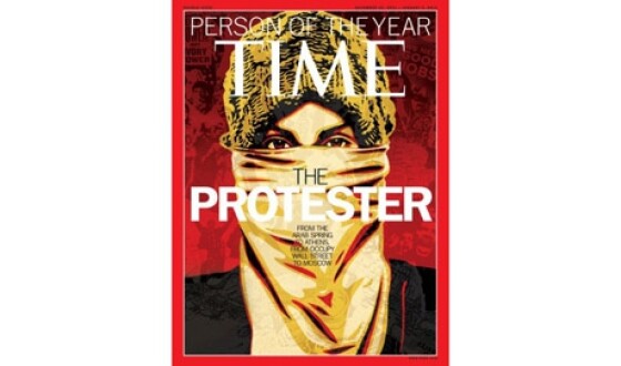 Журнал Time: Людиною  року став протестувальник!