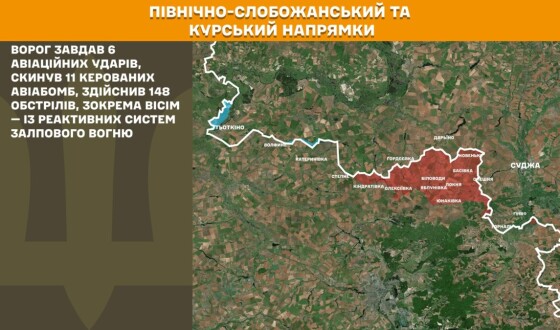 Оперативна інформація Генштабу ЗСУ станом на 08:00 17.11.2025 щодо російського вторгнення