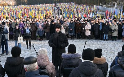 У Львові муніципальний хор «Гомін» провів Скорботну коляду