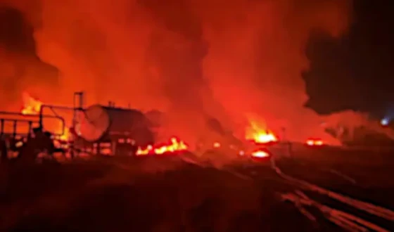 росія дронами атакувала об’єкти Нафтогазу на Полтавщині