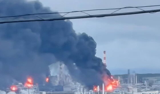 Горить НПЗ Кстово в Нижегородській області
