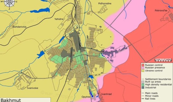 Контрнаступ ЗСУ на одному з флангів оборони Бахмута, відео