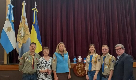 Вифлеємський вогонь в Українському культурному товаристві «Просвіта» в Арґентині