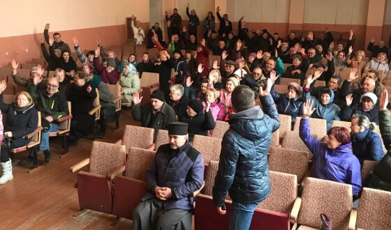 У селі Грузьке Бишівської громади Фастівського району Київської області парафія УПЦ (МП) перейшла до ПЦУ (+фото)