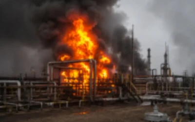 росія здійснила масовані атаки на виробничі об’єкти Нафтогазу на Полтавщині і Харківщині