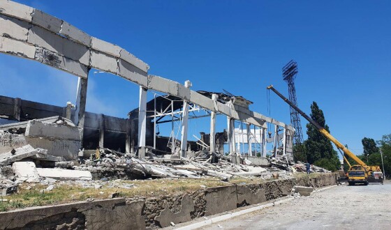 Місце дислокації ваґнерівців у Кадіївці (Стаханові) &#8211; знищене (фото)