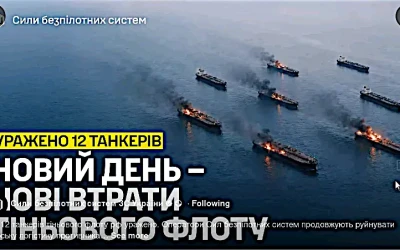 СБС уразили ще 12 танкерів тіньового флоту рф (+ відео)