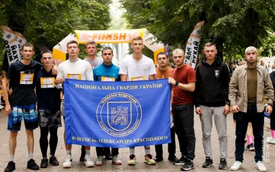 Львівські гвардійці взяли участь у забігу на підтримку військовополонених