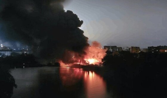 У москві горить федеральна митна служба, відео