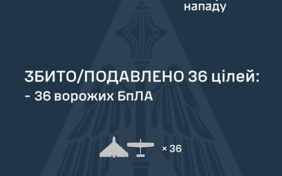 У ніч на 6 серпня ворог атакував Україну 45-ма ударними БпЛА типу Shahed