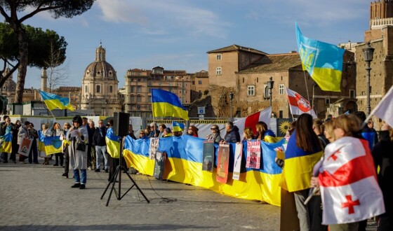 Українці, грузини та білоруси провели спільний мітинг в Римі в рамках АБН