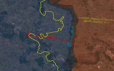 Реальна лінія фронту і російські фальсифікації