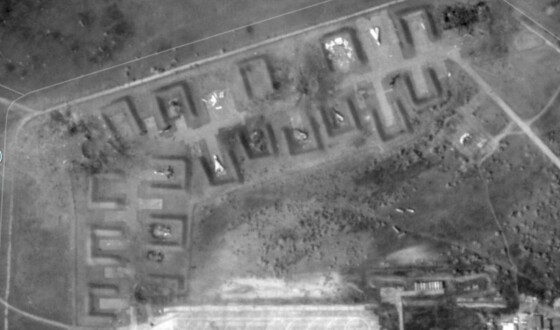 Космічні знімки показують реальні втрати літаків на кримській авіабазі: фото до і після