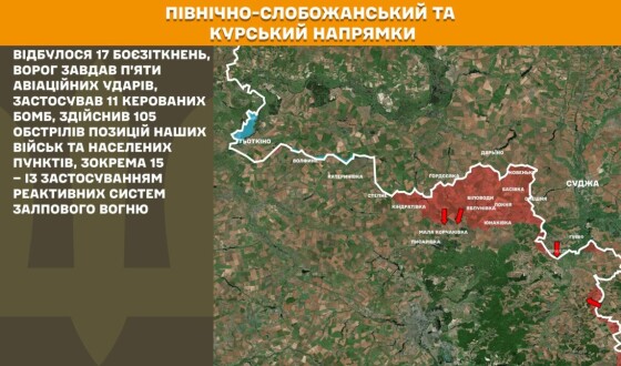 Оперативна інформація Генштабу ЗСУ станом на 08:00 17.05.2026 щодо російського вторгнення