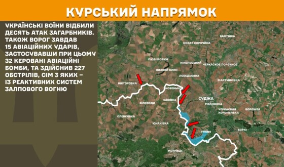 Оперативна інформація Генштабу ЗСУ станом на 08:00 20.05.2025 щодо російського вторгнення