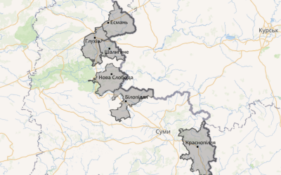 Зведення про денні обстріли Сумщини протягом 15 травня 2024 (мапа)