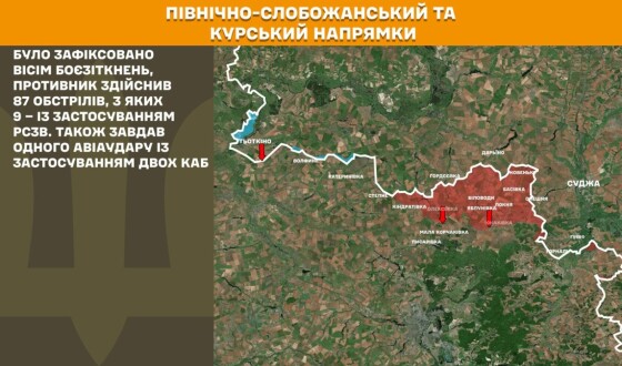Оперативна інформація Генштабу ЗСУ станом на 08:00 25.02.2026 щодо російського вторгнення