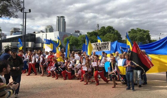 Українці Аргентини пікетували Путіна