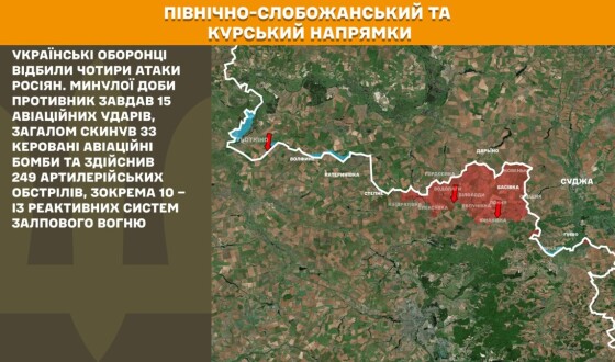 Оперативна інформація Генштабу ЗСУ станом на 08:00 06.09.2025 щодо російського вторгнення