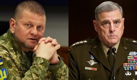 Залужний обговорив з Міллі перебіг наступальної операції ЗСУ
