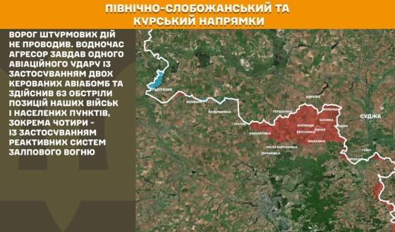 Оперативна інформація Генштабу ЗСУ станом на 08:00 30.07.2026 щодо російського вторгнення