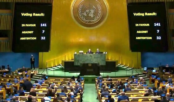 Переможне голосування в ООН за резолюцію по Україні