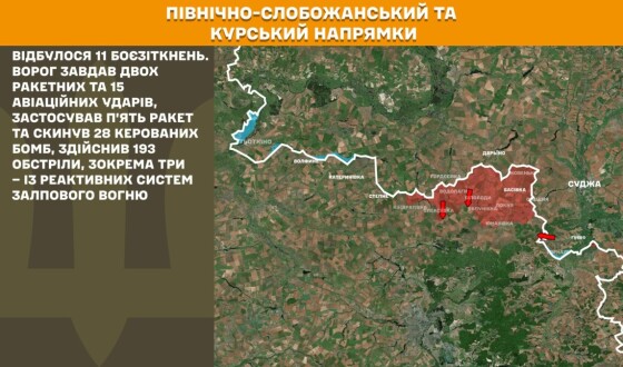 Оперативна інформація Генштабу ЗСУ станом на 08:00 15.09.2025 щодо російського вторгнення