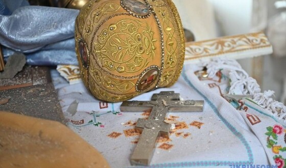 Результати ракетної атаки на церкву св. апостолів Петра і Павла у Запоріжжі, фото