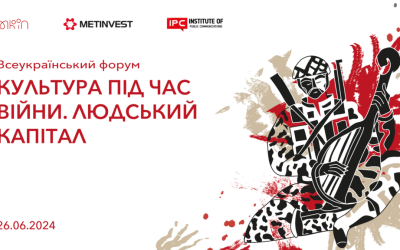 У Києві відбудеться Всеукраїнський форум «Культура під час війни. Людський капітал»