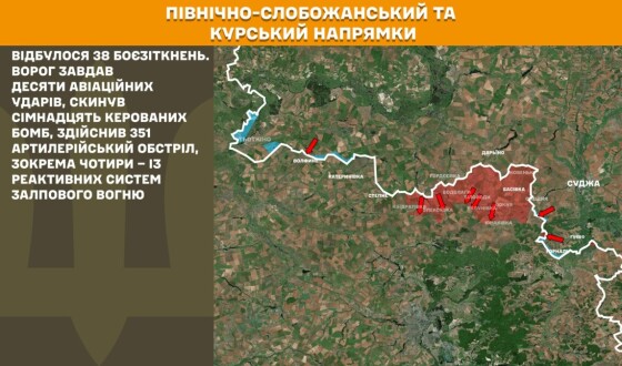 Оперативна інформація Генштабу ЗСУ станом на 08:00 19.07.2025 щодо російського вторгнення