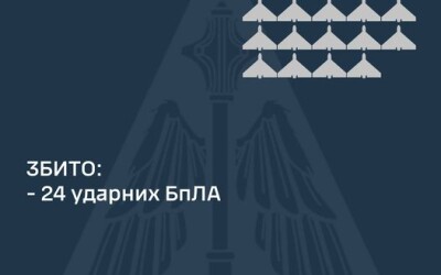 У ніч на 12 жовтня ППО збила 24 шахеди