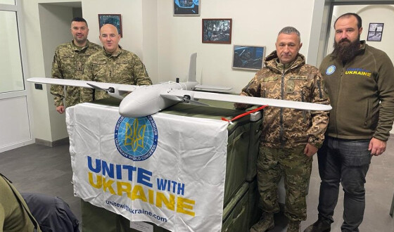 “Unite with Ukraine” СКУ доставив 15 дронів для ЗСУ