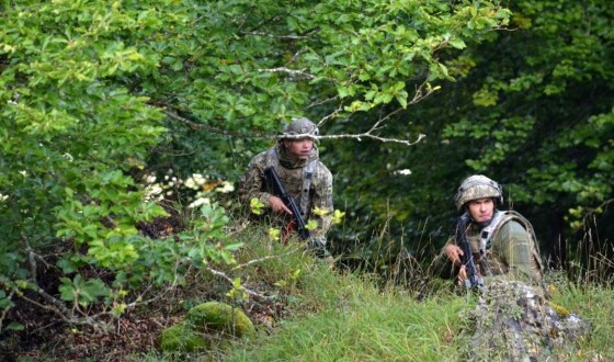 Українські десантники в Німеччині захопили в полон командира взводу з документами