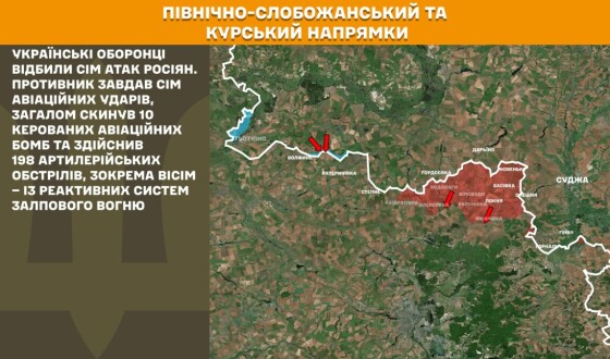 Оперативна інформація Генштабу ЗСУ станом на 08:00 08.10.2025 щодо російського вторгнення