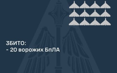 У ніч на 26 грудня ППО збила 20 шахедів