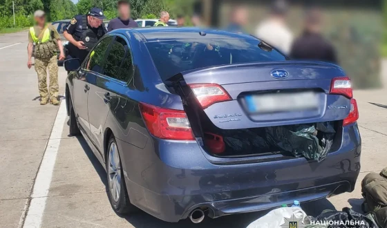 На Коростенщині поліцейські затримали підозрюваного в сприянні незаконному перетину кордону військовозобов’язаними