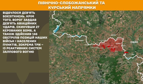 Оперативна інформація Генштабу ЗСУ станом на 08.00 20.08.2025 щодо російського вторгнення