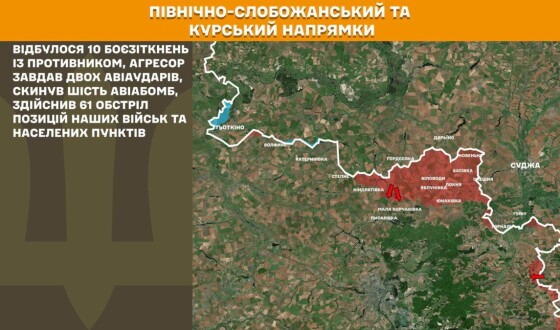 Оперативна інформація Генштабу ЗСУ станом на 08:00 16.07.2026 щодо російського вторгнення